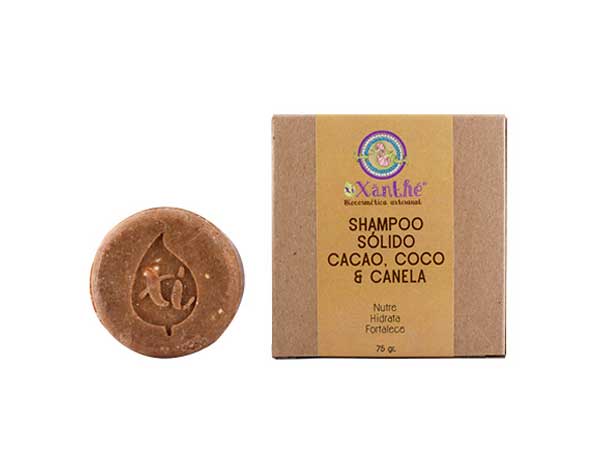 Cabello Seco / Shampoo Sólido Cacao Coco y Canela de Xixänthé