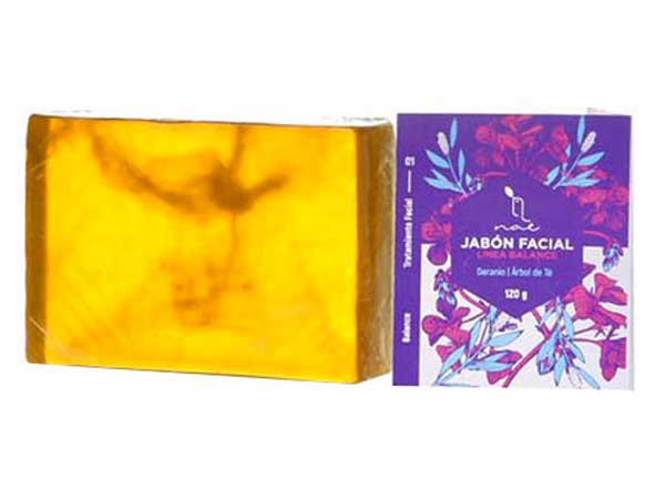 Jabón facial Geranio y Árbol de Té de NAE (Piel Mixta)